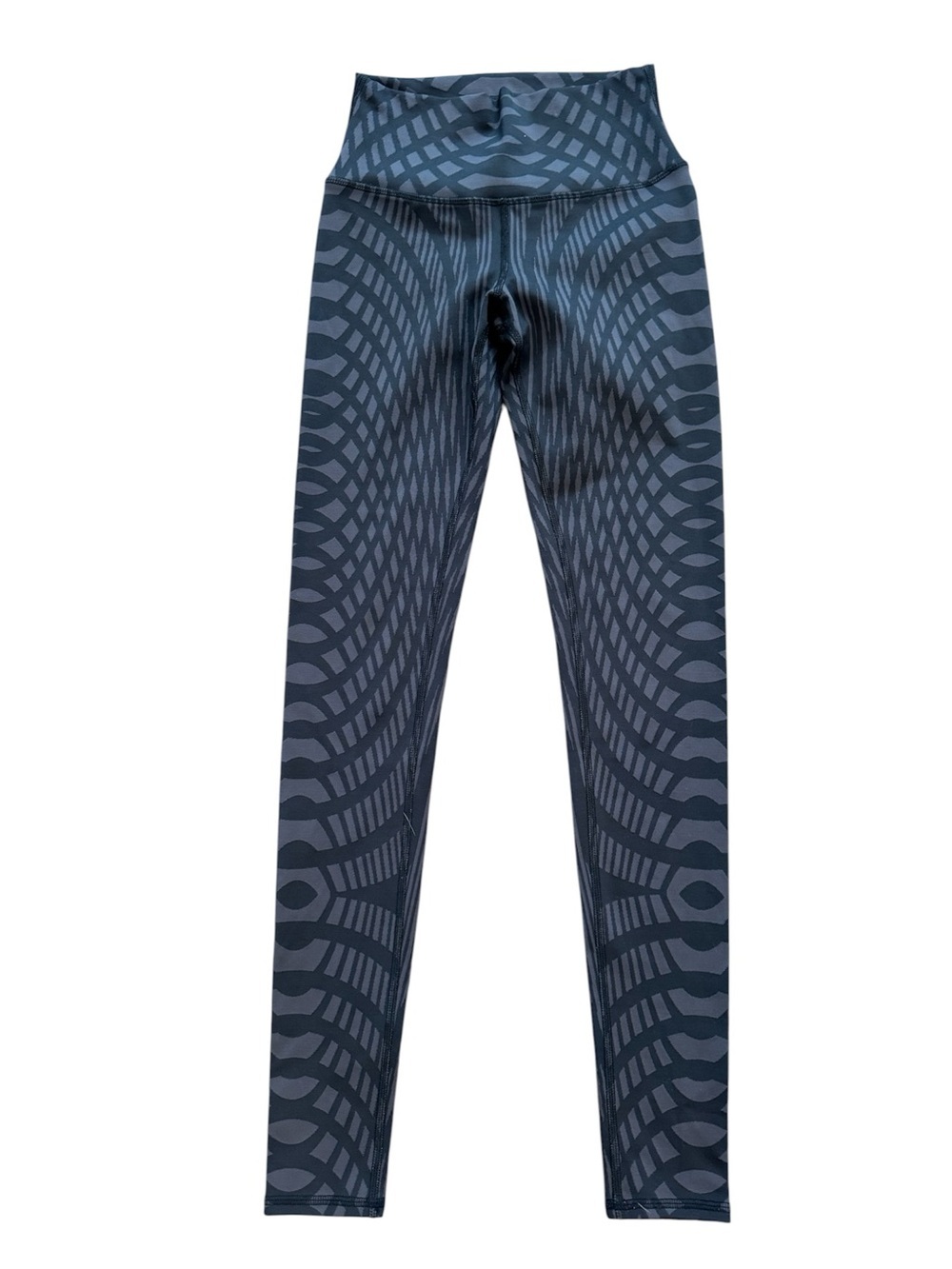Alo Leggings Yoga Pants Size XS Airbrush High Waisted Black Arches Leggings